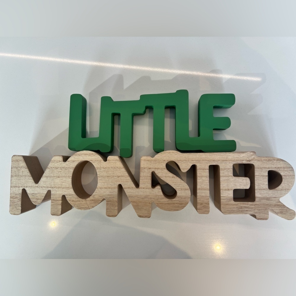 NWT - 3D decor piece “little monster’ fun piece for your kids room! - Picture 5 of 5
